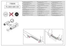Badezimmer-Set >Nebraska< (3-teilig) in Matera Beton - 180x190x53cm (BxHxT)