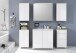 Badezimmer-Set >Randolph< (5-teilig) in Titan - 160x194x32cm (BxHxT)