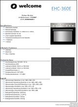 Küchenzeile >Ailina< mit Elektrogeräten Optik, matt-Geräumige Einbauküche mit viel Stauraum, Holzwerkstoff, Eiche Sonoma/Weiß, 270 x 195 x 60 cm (B/H/T)