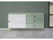 Sideboard >Ankeny< in Weiß Hochglanz - 180x86x40cm (BxHxT)