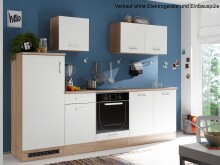 Küchen-Set >Ailina< in Sonoma-Eiche - 270x195x60cm (BxHxT)