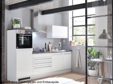 Küchen-Set >Jamesy< in Weiß matt - 260x200x60cm (BxHxT)