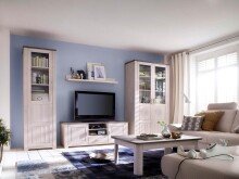 TV-Board >Malmö< in Weiß aus Massivholz...