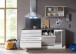 Küchen-Set >Jamesy< in Weiß matt - 320x200x60cm (BxHxT)