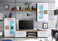 Wohnwand >Goran< in  - 240x190x43cm (BxHxT)