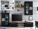 Wohnwand >Goran< in  - 240x190x43cm (BxHxT)