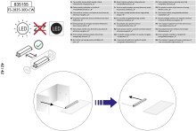 Wohnwand >Maurits< in Black North - 312x190x40cm (BxHxT)