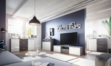 Sideboard >Maurits< in Black North - 160x85x38cm (BxHxT)