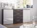 Sideboard >Maurits< in Black North - 160x85x38cm (BxHxT)