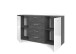 Sideboard >Maurits< in Black North - 160x85x38cm (BxHxT)
