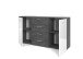 Sideboard >Maurits< in Black North - 160x85x38cm (BxHxT)