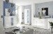 Vitrine >Ella< in Weiß - 80x194x35cm (BxHxT)