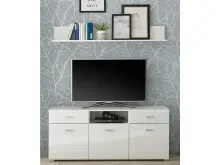 TV-Board >Ella< in Weiß - 140x60x42cm (BxHxT)