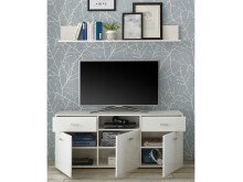 TV-Board >Ella< in Weiß - 140x60x42cm (BxHxT)
