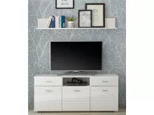TV-Board >Ella< in Weiß - 140x60x42cm (BxHxT)