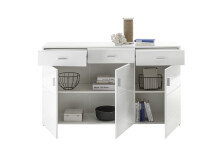 Sideboard >Ella< in Weiß - 150x86x42cm (BxHxT)