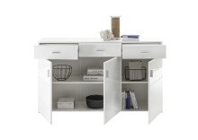 Sideboard >Ella< in Weiß - 150x86x42cm (BxHxT)