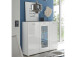 Highboard >Ella< in Weiß - 120x112x42cm (BxHxT)