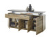 Sideboard >Klaus< in Flagstaff dunkel - 175x84x38cm (BxHxT)