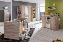 Babybett >Canton< in San Remo Eiche - 80x85x143cm (BxHxT)