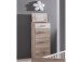 Kommode >Canton< in San Remo Eiche - 46x121x40cm (BxHxT)