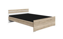 Bett >Canton< in San Remo Eiche - 146x72x204cm (BxHxT)