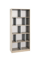 Regal >Canton< in San Remo Eiche - 90x197x38cm (BxHxT)
