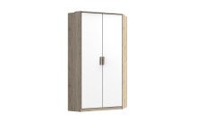 Eckkleiderschrank >Canton< in San Remo Eiche -...