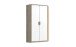 Eckkleiderschrank >Canton< in San Remo Eiche - 95x199x95cm (BxHxT)