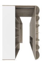 Eckkleiderschrank >Canton< in San Remo Eiche -...