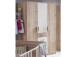 Kleiderschrank >Canton< in San Remo Eiche - 135x199x58cm (BxHxT)