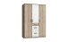 Kleiderschrank >Canton< in San Remo Eiche - 135x199x58cm (BxHxT)