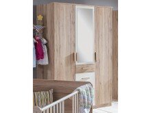 Kleiderschrank >Canton< in San Remo Eiche -...