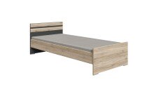 Bett >Canton< in San Remo Eiche - x72x204cm (BxHxT)