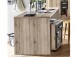 Schreibtisch >Canton< in San Remo Eiche - 140x72x70cm (BxHxT)