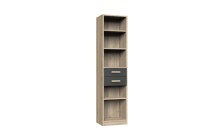 Regal >Canton< in San Remo Eiche - 48x197x40cm (BxHxT)