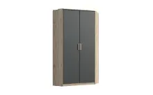 Eckkleiderschrank >Canton< in San Remo Eiche -...