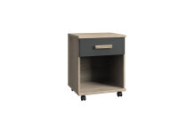 Rollcontainer >Canton< in San Remo Eiche - 46x58x40cm (BxHxT)