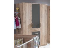Kleiderschrank >Canton< in San Remo Eiche -...