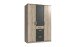 Kleiderschrank >Canton< in San Remo Eiche - 135x199x58cm (BxHxT)