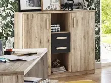Kommode >Canton< in San Remo Eiche - 122x105x40cm...