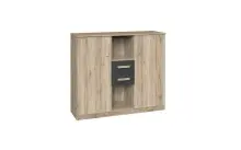 Kommode >Canton< in San Remo Eiche - 122x105x40cm...