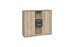 Kommode >Canton< in San Remo Eiche - 122x105x40cm (BxHxT)