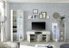 Highboard >Ella< in Weiß - 80x112x42cm (BxHxT)