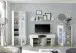 Highboard >Ella< in Weiß - 80x112x42cm (BxHxT)