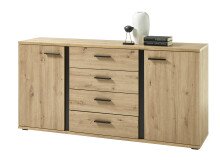 Sideboard >Kendall< in Artisan Eiche - 170x84x40cm (BxHxT)