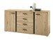 Sideboard >Kendall< in Artisan Eiche - 170x84x40cm (BxHxT)