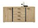 Sideboard >Kendall< in Artisan Eiche - 170x84x40cm (BxHxT)