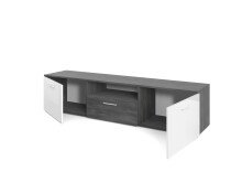 TV-Board >Maurits< in Black North - 180x42x38cm (BxHxT)