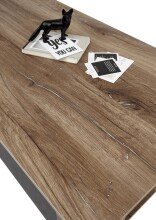 Couchtisch >Lurlene< in Flagstaff dunkel - 110x41x60cm (BxHxT)